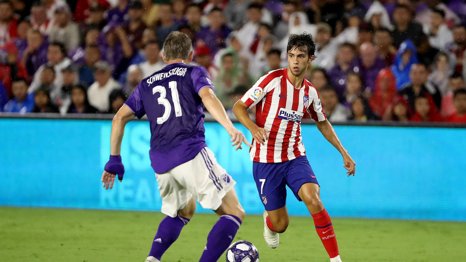 Joao Félix, durante un partido de pretemporada Joao Félix, durante un partido de pretemporada