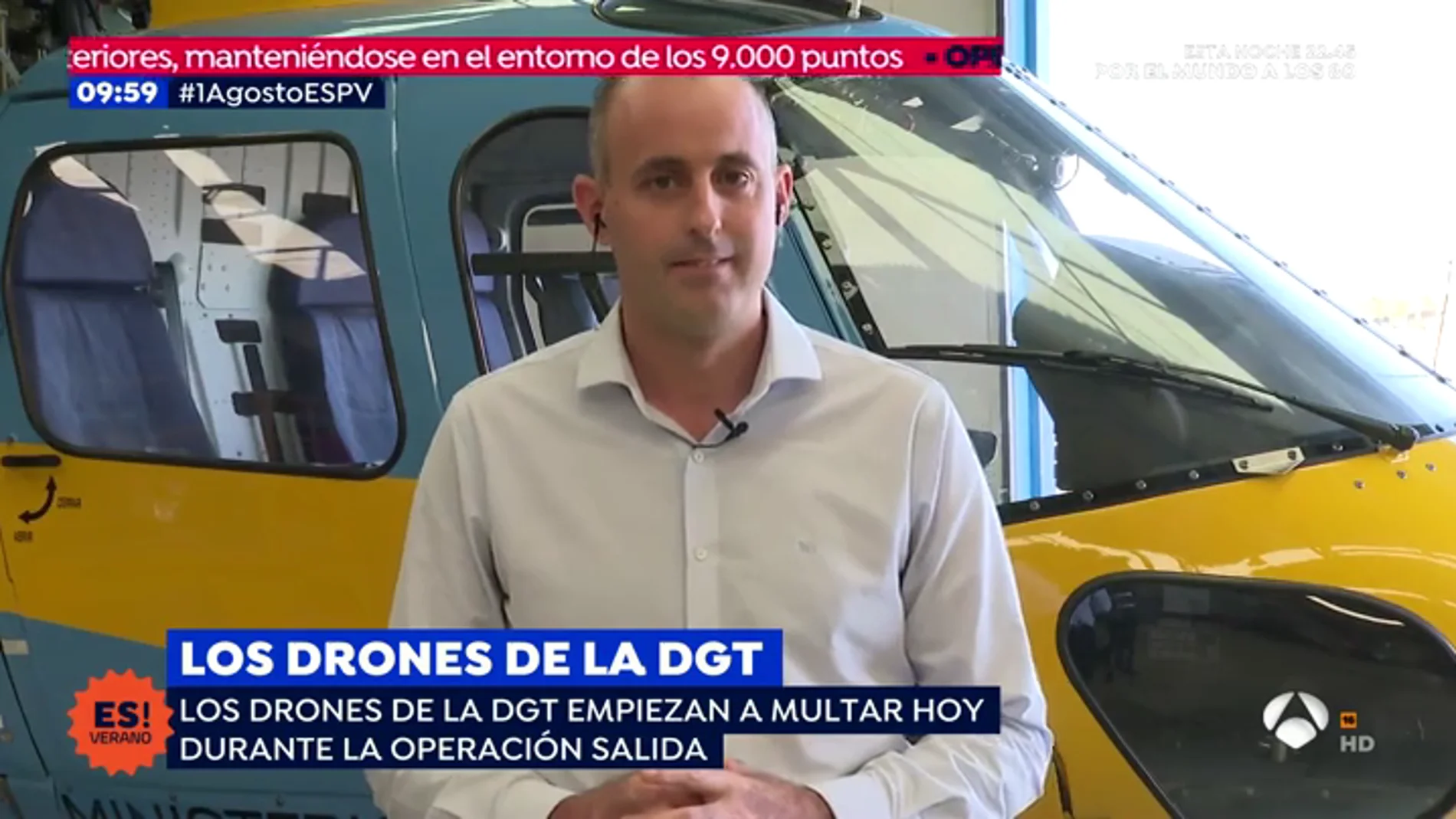 Los drones de la DGT  empiezan a multar