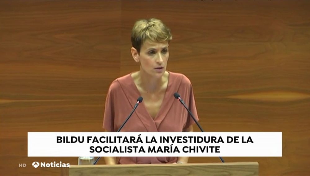 María Chivite no consigue ser investida en la primera votación 