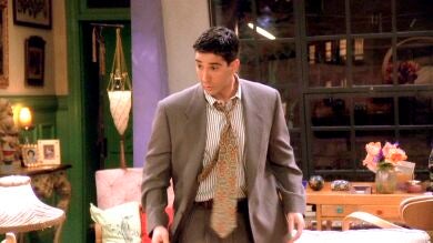 Fue clave para la serie: El mayor momento de Ross en 'Friends' fue un error de David Schwimmer