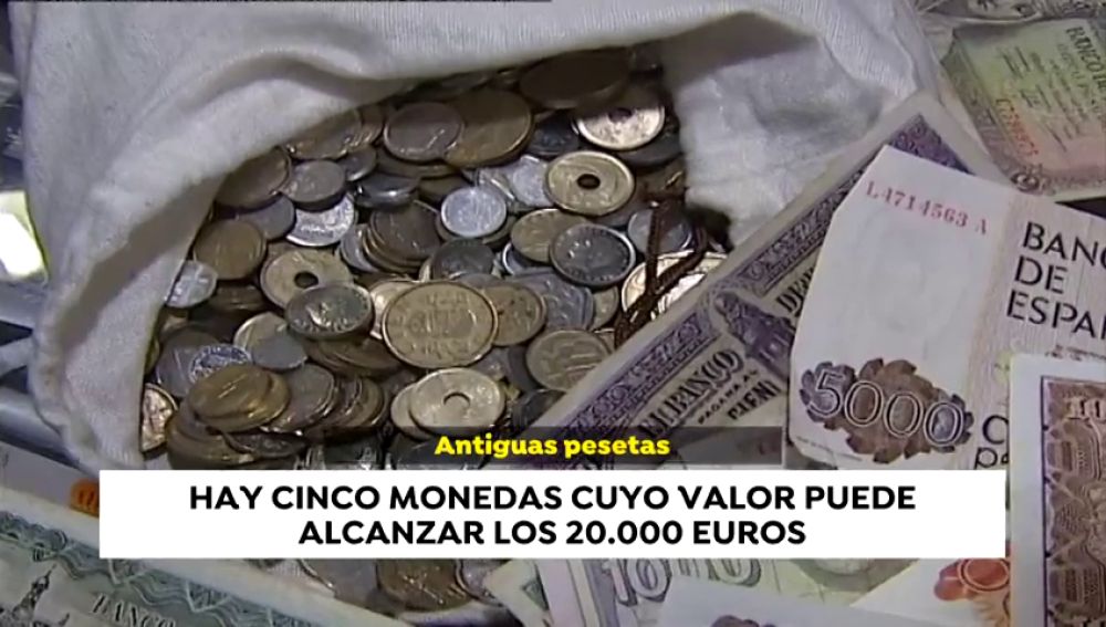Cómo cambiar las pesetas que pueden llegar a valer hasta 20.000 euros