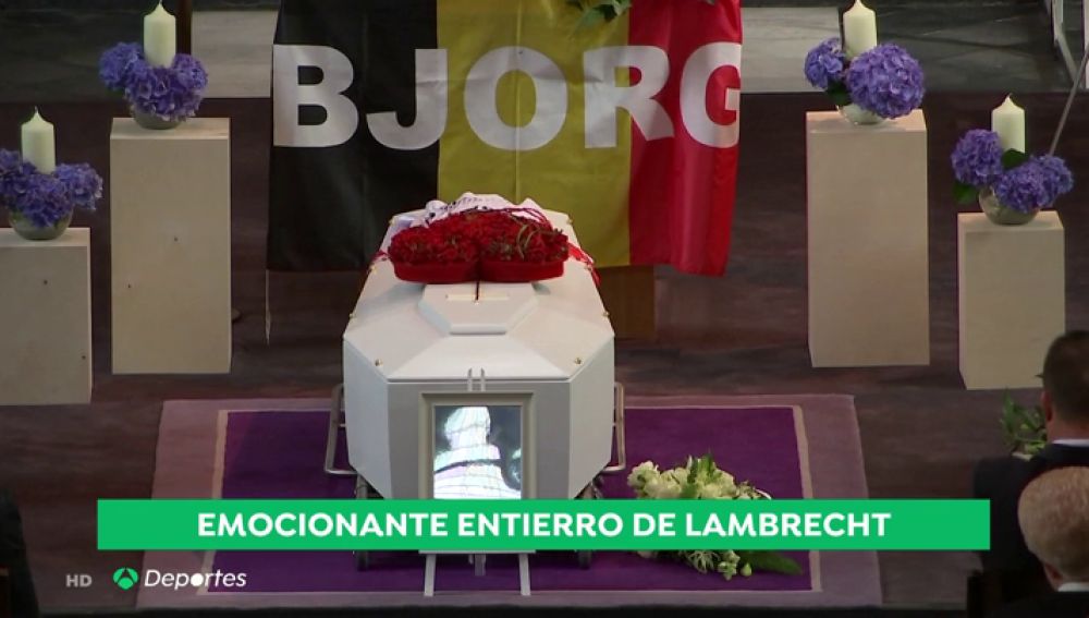 Emocionante entierro de Bjorg Lambrecht: amigos y familia le dan el último adiós