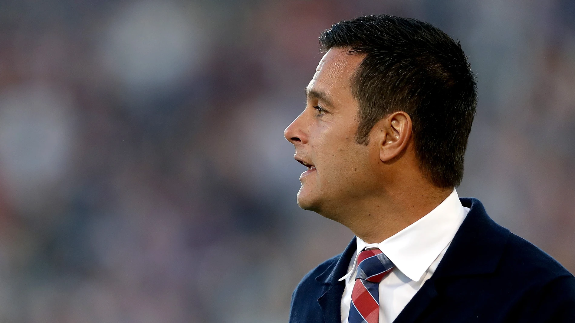 El entrenador, Mike Petke, durante un partido El entrenador, Mike Petke, durante un partido