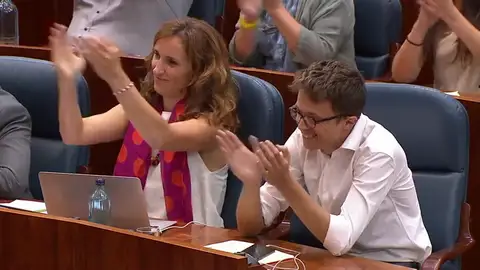 Íñigo Errejón en la investidura de Ayuso Investidura de Ayuso