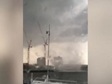 Tornado en el centro de Ámsterdam