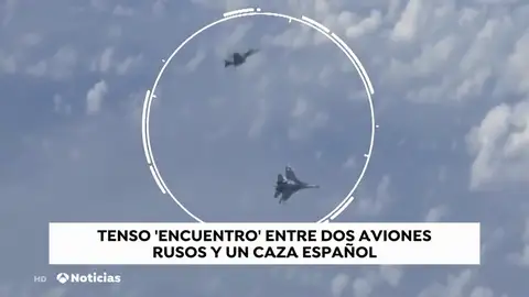 Tenso encuentro entre dos cazas rusos y un caza español en el espacio aéreo del mar Báltico Tenso encuentro entre dos cazas rusos y un caza español en el espacio aéreo del mar Báltico