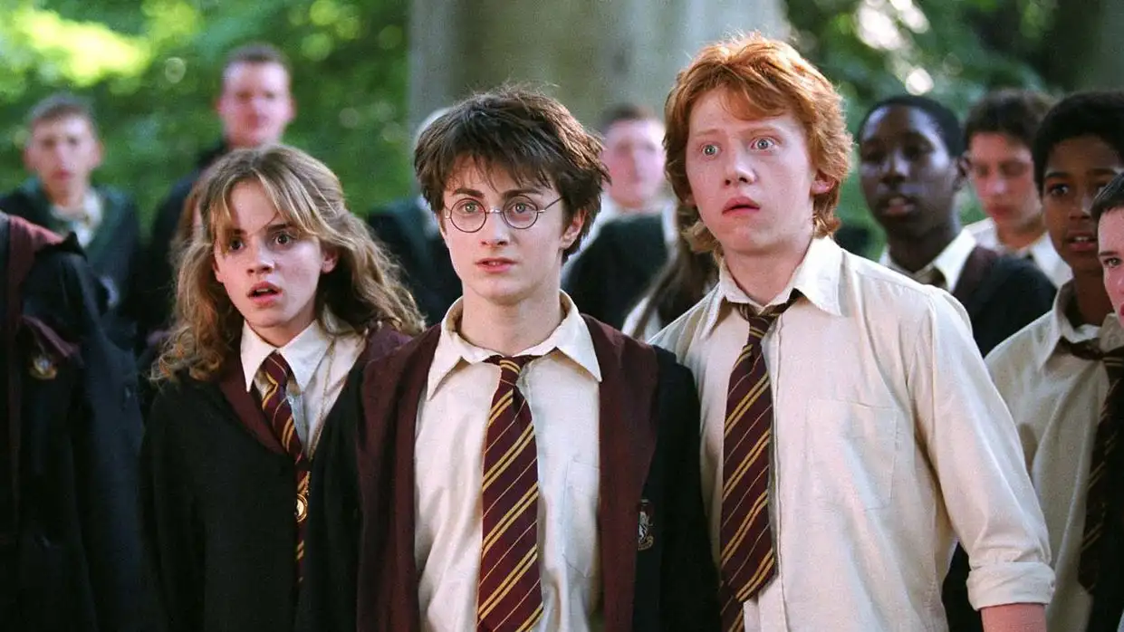 Hermione, Harry y Ron en 'Harry Potter' Hermione, Harry y Ron en 'Harry Potter'