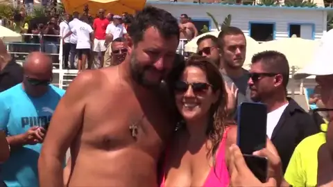 Salvini presiona para votar la moción contra su propio primer ministro Salvini presiona para votar la moción contra su propio primer ministro