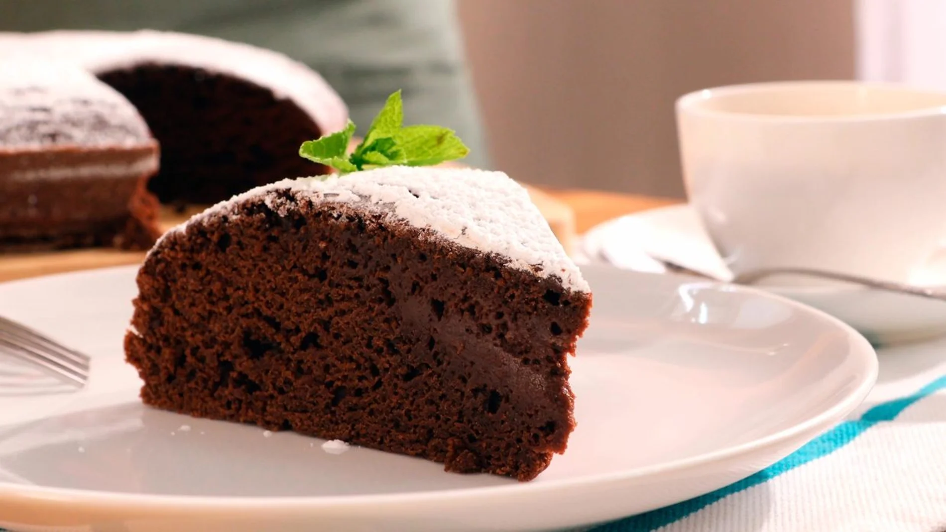 Bizcocho de chocolate sin huevo Bizcocho de chocolate sin huevo