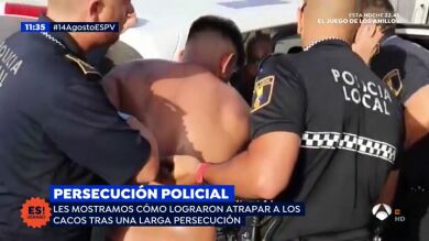 Los agentes atrapan a los ladrones de Santa Pola tras una fuga de película