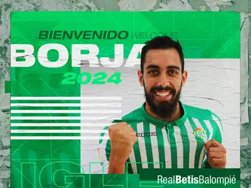 Borja Iglesias ficha por el Betis hasta 2024 Borja Iglesias ficha por el Betis hasta 2024