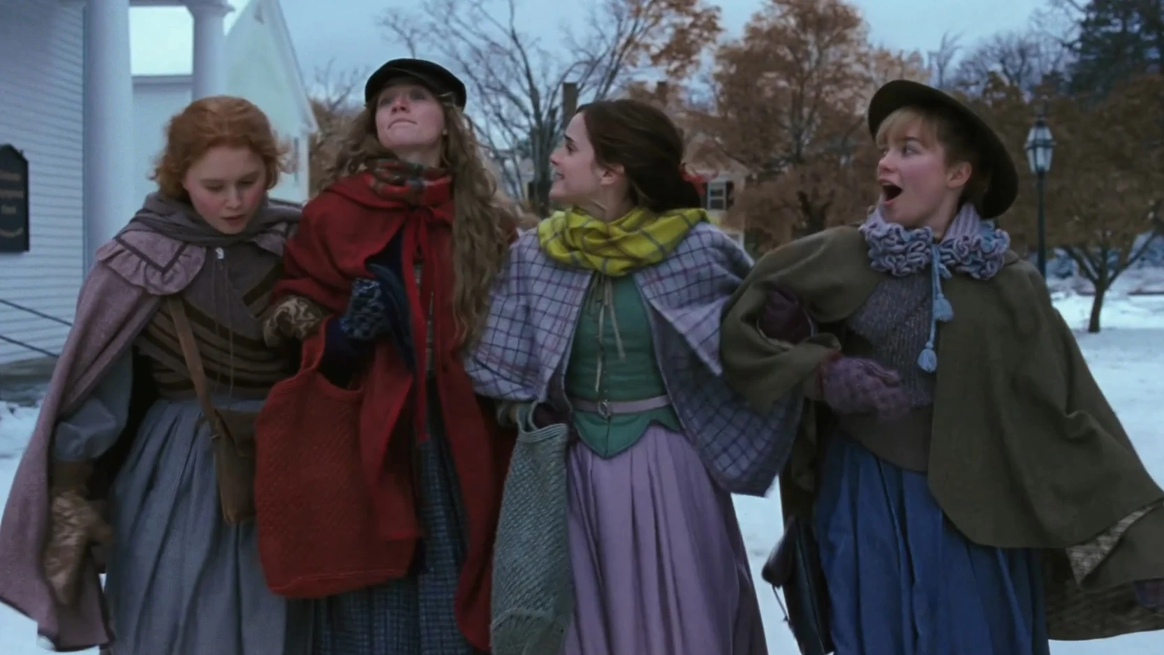 Jo, Beth, Amy y Meg (Saoirse Ronan, Emma Watson, Florence Pugh y Eliza Scanlen) en el tráiler de 'Mujercitas' Jo, Beth, Amy y Meg (Saoirse Ronan, Emma Watson, Florence Pugh y Eliza Scanlen) en el tráiler de 'Mujercitas'