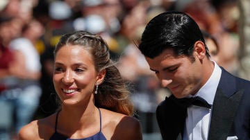Alice Campello y Álvaro Morata