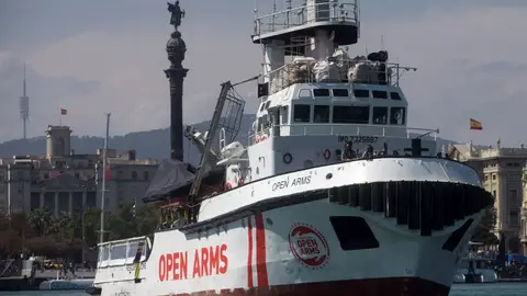 El buque de la ONG Proactiva Open Arms El buque de la ONG Proactiva Open Arms