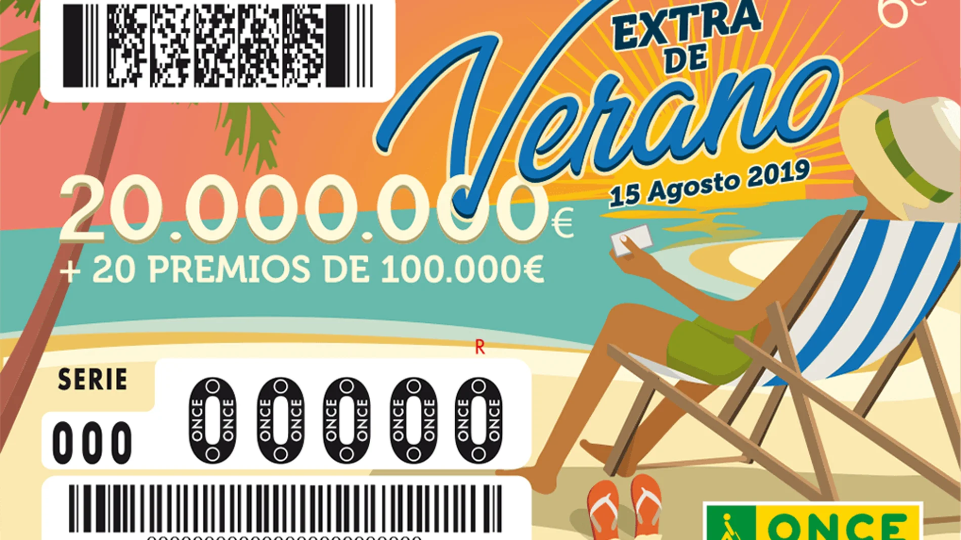 Sorteo Extra de Verano ONCE 2019 Sorteo Extra de Verano ONCE 2019