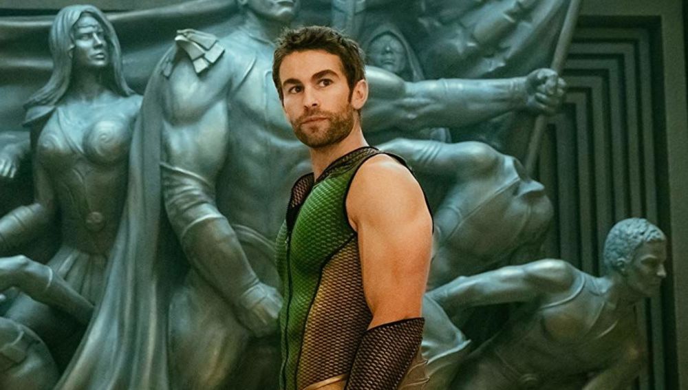 Films Et Séries Tv Avec Chace Crawford El tremendo paquete de Chace Crawford en un cartel de 'The Boys