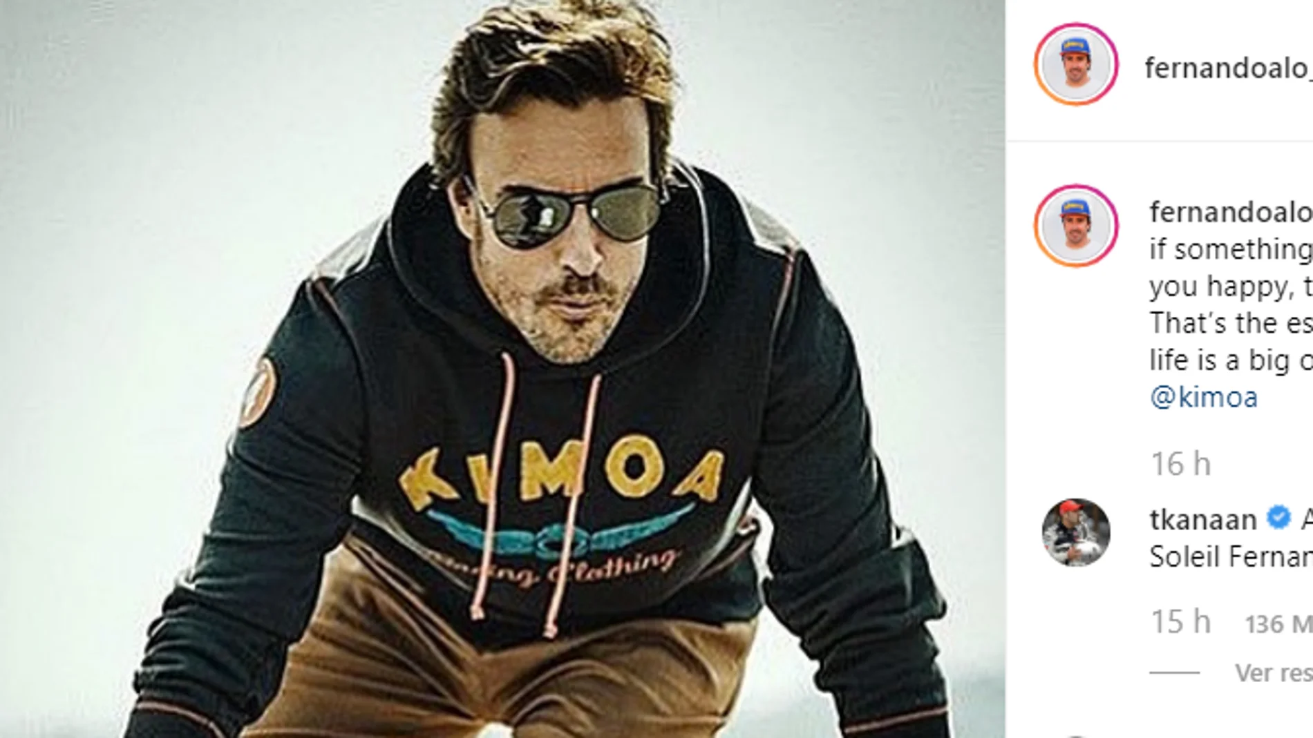 El último mensaje de Fernando Alonso El último mensaje de Fernando Alonso
