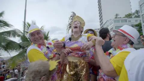 El sueño cumplido de Paquita: desfilar como reina en el Carnaval de Río de Janeiro El sueño cumplido de Paquita: desfilar como reina en el Carnaval de Río de Janeiro