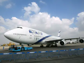 Avión de la compañía El Al Avión de la compañía El Al
