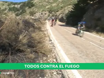 Una marcha cicloturista para concienciar de los peligros de los incendios en el monte Una marcha cicloturista para concienciar de los peligros de los incendios en el monte