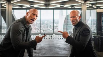 Dwayne Johnson y Jason Statham en 'Hobbs and Shaw' Dwayne Johnson y Jason Statham en 'Hobbs and Shaw'