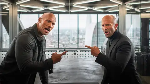 Dwayne Johnson y Jason Statham en 'Hobbs and Shaw' Dwayne Johnson y Jason Statham en 'Hobbs and Shaw'