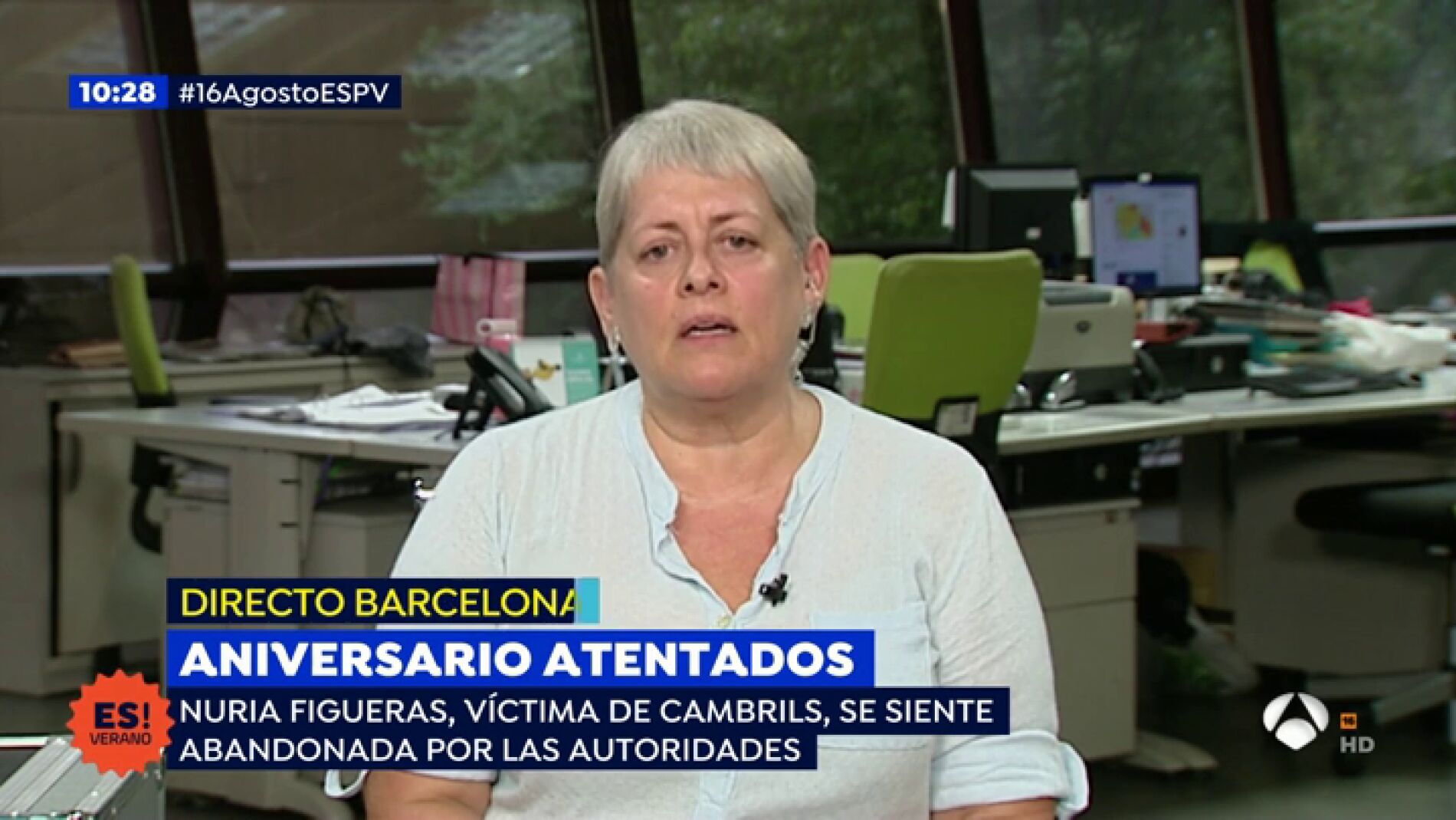 V&iacute;ctima del atentado de Cambrils se siente abandonada por las autoridades