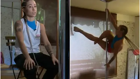 Así es el pole dance, un deporte que combina baile y gimnasia Así es el pole dance, un deporte que combina baile y gimnasia