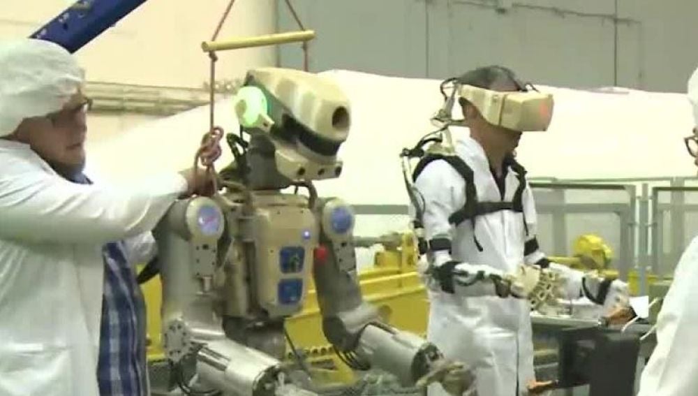 El robot humanoide que Rusia prepara para lanzar al espacio