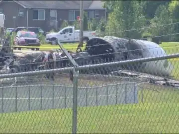 Se estrella el avión privado de un expiloto de NASCAR Se estrella el avión privado de un expiloto de NASCAR