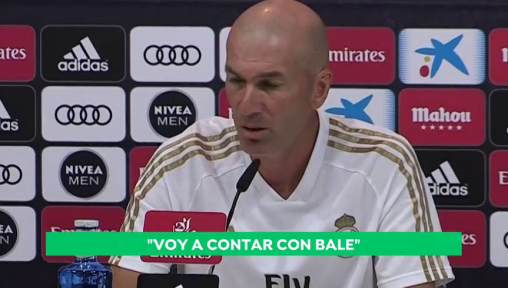 Zidane, sobre Gareth Bale: "Parecía que se iba y está aquí"