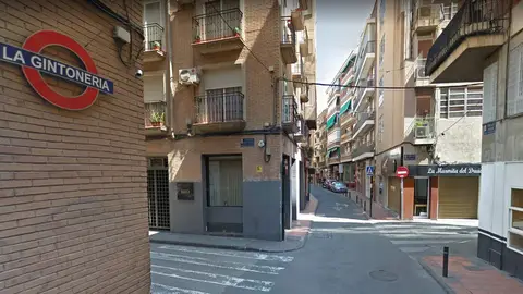 Calle en la que fue encontrada la joven Calle en la que fue encontrada la joven