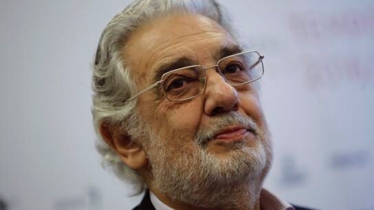 El tenor Pl&aacute;cido Domingo 