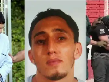 Los tres terroristas encarcelados Los tres terroristas encarcelados