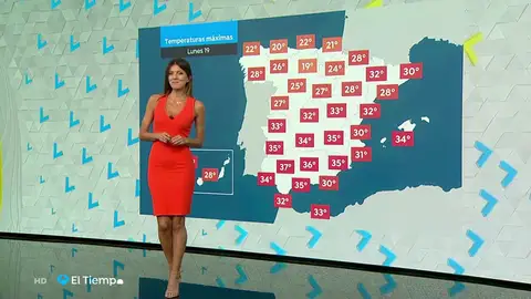 Notable descenso de las temperaturas en el noreste peninsular para el lunes Notable descenso de las temperaturas en el noreste peninsular para el lunes