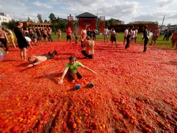 Tomatina en Rusia Tomatina en Rusia