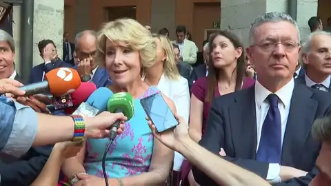 Aguirre asegura que no ha hecho nada ilegal en el 'caso Púnica' y pide que investiguen Aguirre asegura que no ha hecho nada ilegal en el 'caso Púnica' y pide que investiguen