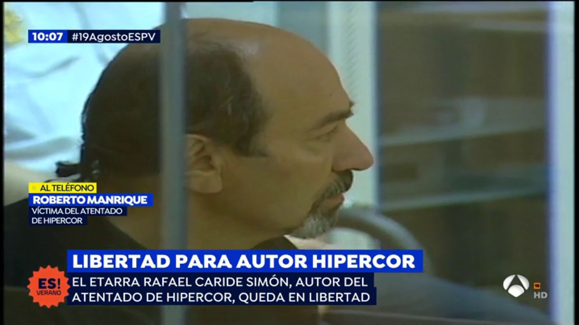 Libertad para Carides, autor del atentado a Hipercor