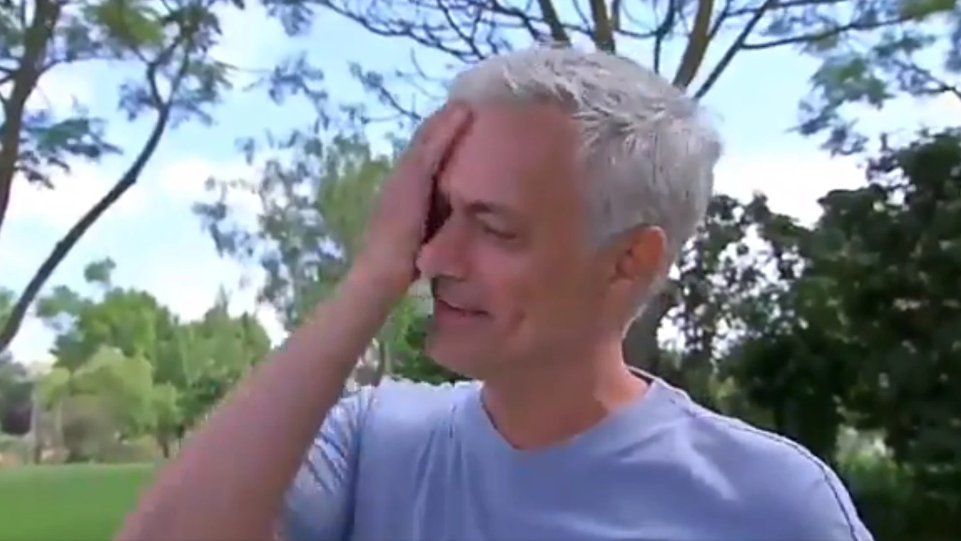 Mourinho, entre lágrimas Mourinho, entre lágrimas