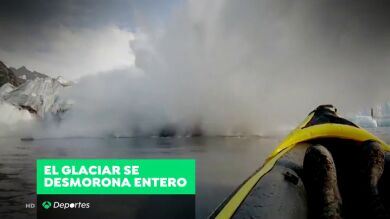 Cambio climático en directo: un glaciar se desmorona entero