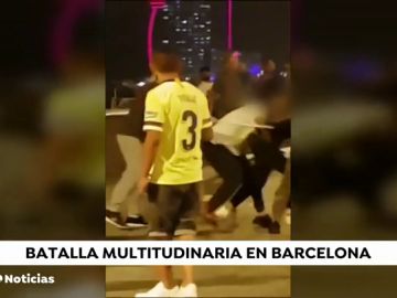 Barcelona se convierte en un polvorín con trifulcas constantes