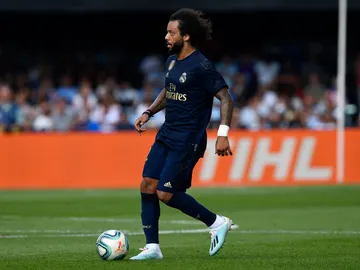 Marcelo en el partido contra el Celta Marcelo en el partido contra el Celta