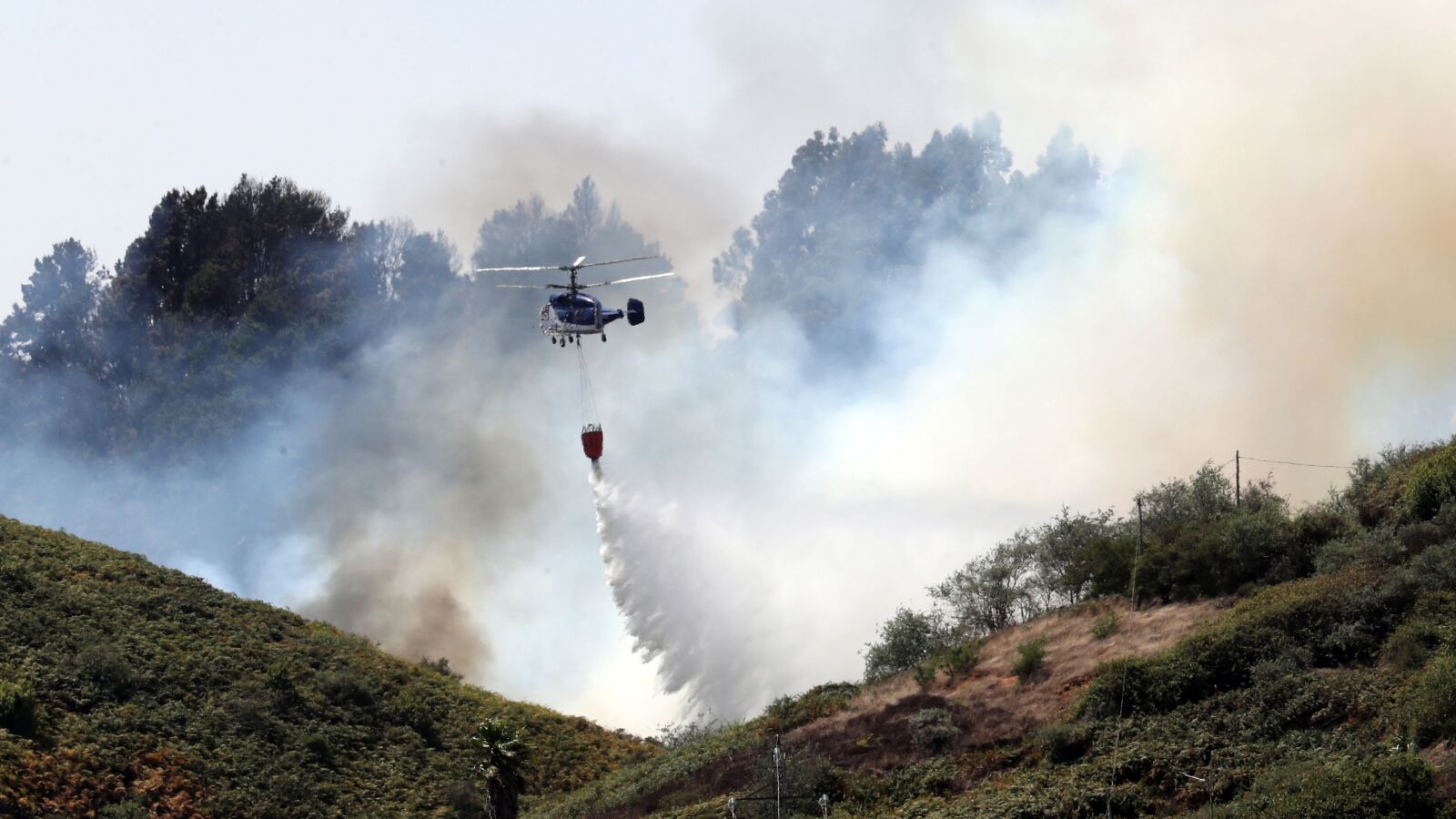 El incendio de Gran Canaria se encuentra 