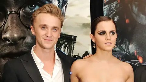 Tom Felton y Emma Watson Tom Felton y Emma Watson