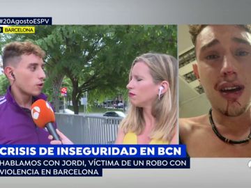Robo con violencia a un joven en Barcelona