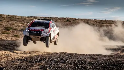 El Toyota de Alonso en el Dakar El Toyota de Alonso en el Dakar