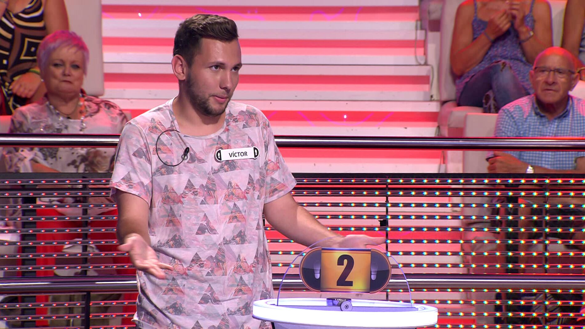 Víctor, concursante de '¡Ahora caigo!'