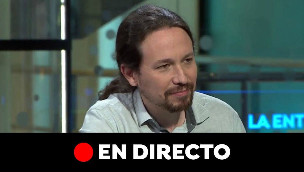 Vídeo de la entrevista a Pablo Iglesias, en directo