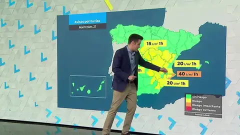 Las precipitaciones descargarán con fuerza especialmente en el centro del país Las precipitaciones descargarán con fuerza especialmente en el centro del país