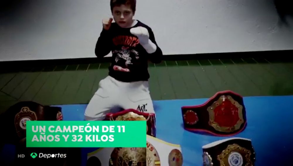Ivan Galán el 'Gladiator' español de Muay Thai con tan solo once años: '"No tengo miedo"